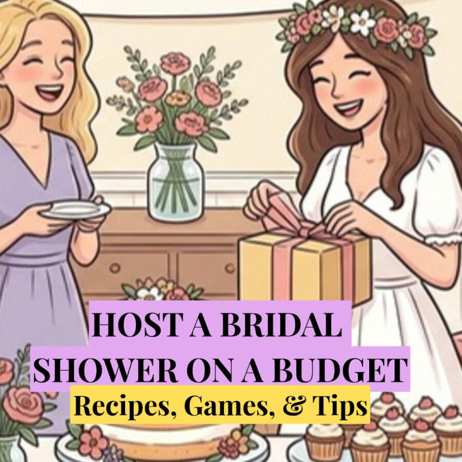 Host A Bridal Shower On A Budget: Recipes, Games, & Tips