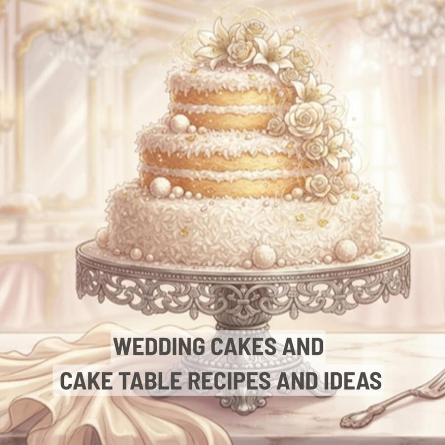 Wedding Cakes And Cake Table Recipes And Ideas